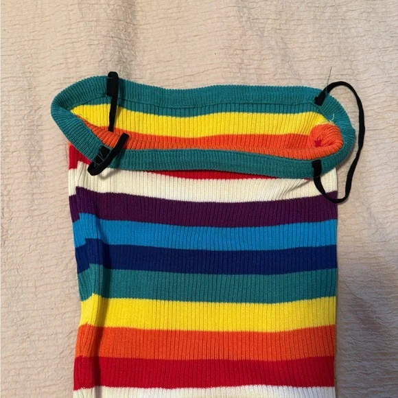 Colorful Strap Tube Top - Picture 3 of 3